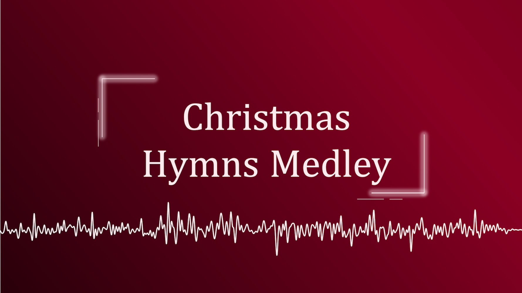 I've Recorded a Christmas Hymns Medley (Lead Sheet is available)